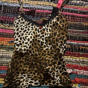 Secret Treasures Brown and Black Camisole